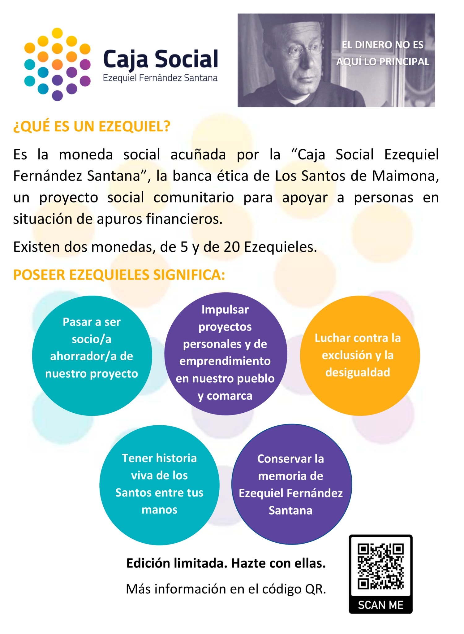 Los Ezequieles de Caja Social Ezequiel Fern&aacute;ndez Santana ya se pueden adquirir en Oficina de Turismo